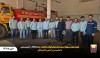 بازدید مدیرعامل شرکت فولاد شادگان از واحد HSE و آتش‌نشانی