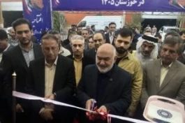 حضور شرکت فولاد اکسین خوزستان در نمایشگاه دستاوردهای دولت در خوزستان